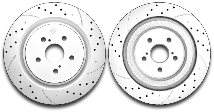 Диски Gerat задние DSK-R093P купить,53680