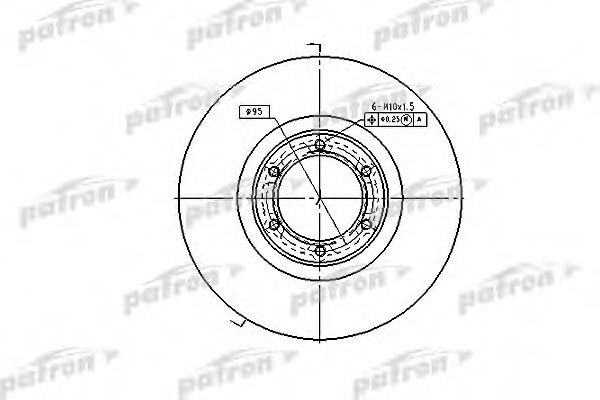 Диски PATRON передние PBD5381 купить,33540