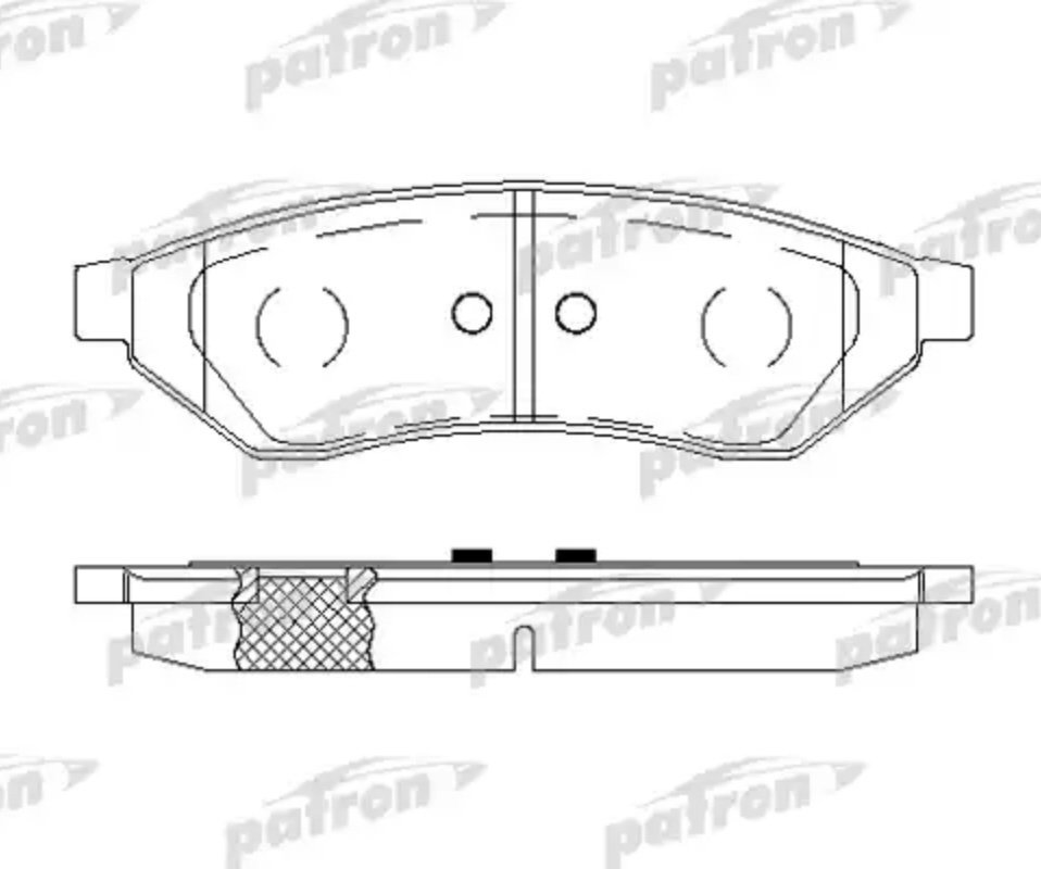 Диски PATRON передние PBP1765 купить,25650