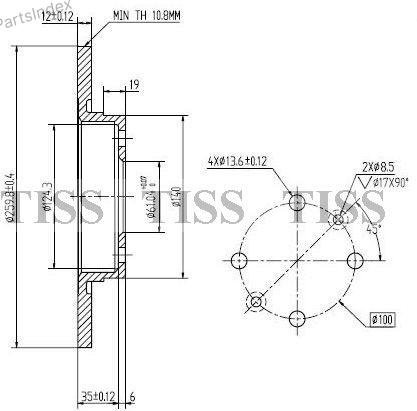 JD Диск Тормозной JBD0020 купить,12370