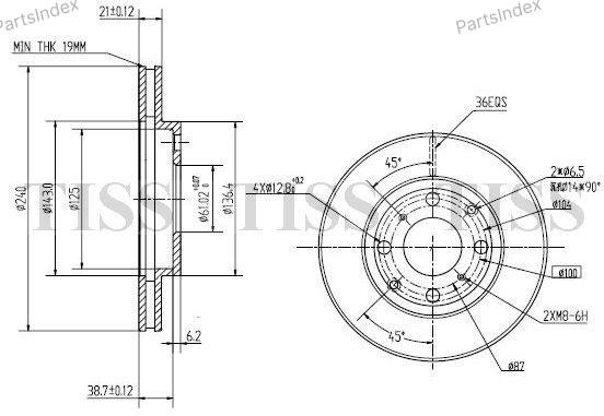 JD Диск Тормозной JBD0030 купить,11160