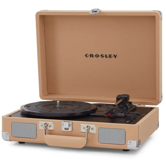 Виниловый проигрыватель Crosley Cruiser Plus CR8005F-LT4 Light Tan c двухсторонним Bluetooth купить,NaN