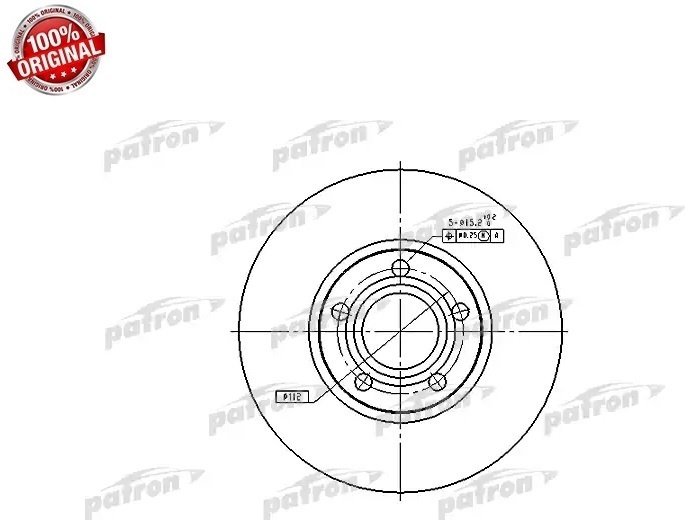Диски PATRON задние PBD2651 купить,11460