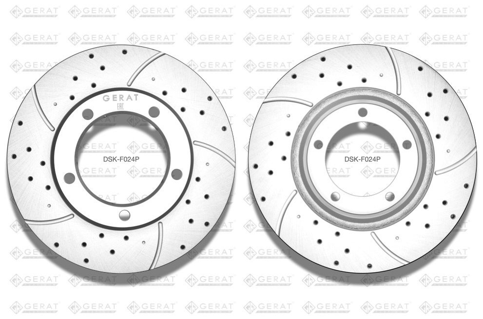 Диски Gerat передние DSK-F024P купить,69390
