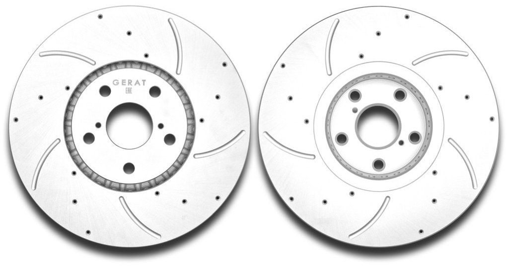 Диски Gerat передние DSK-F018P купить,97460