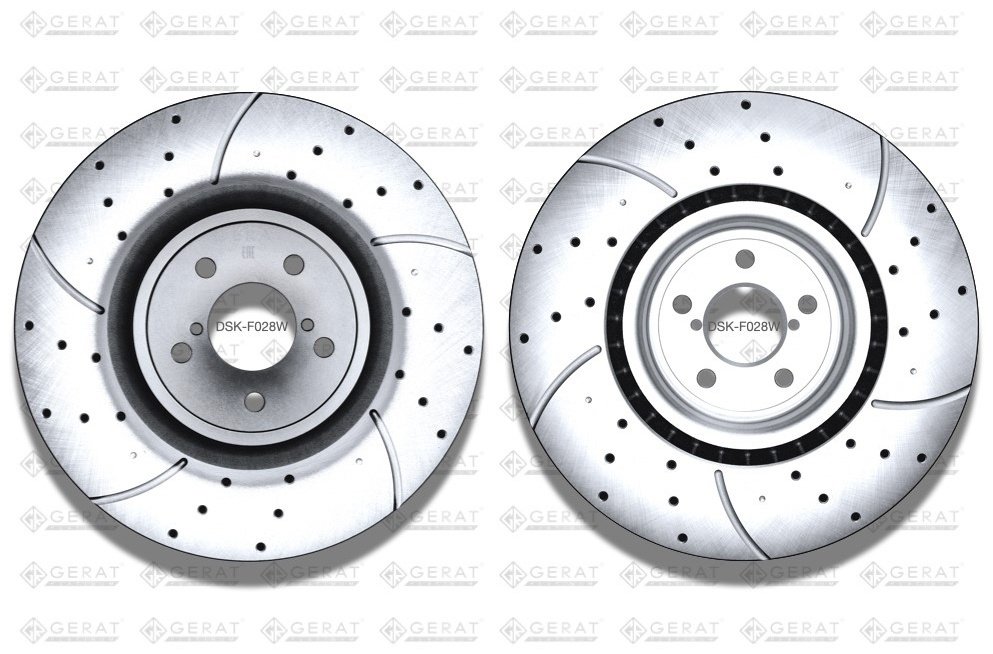 Диски Gerat передние DSK-F028W купить,69180
