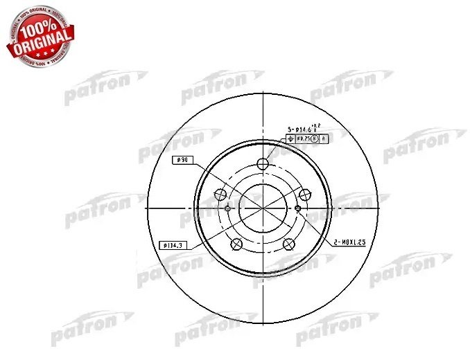 Диски PATRON передние PBD4204 - ForteMarket Диски PATRON передние PBD4204 купить,20930