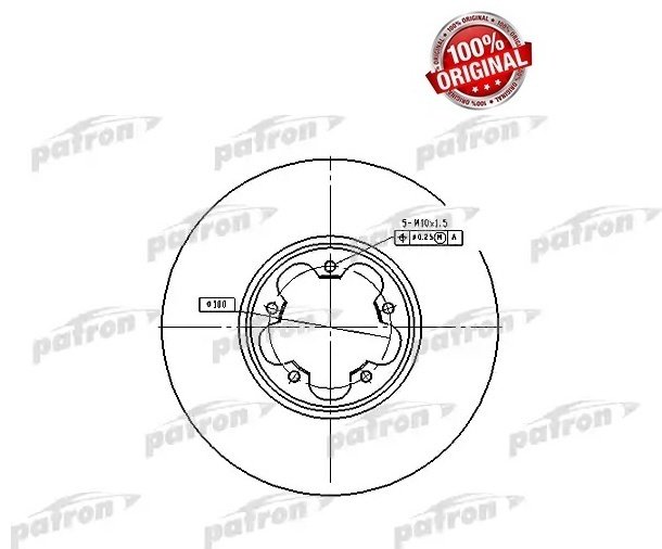 Диски PATRON передние PBD4216 купить,17930
