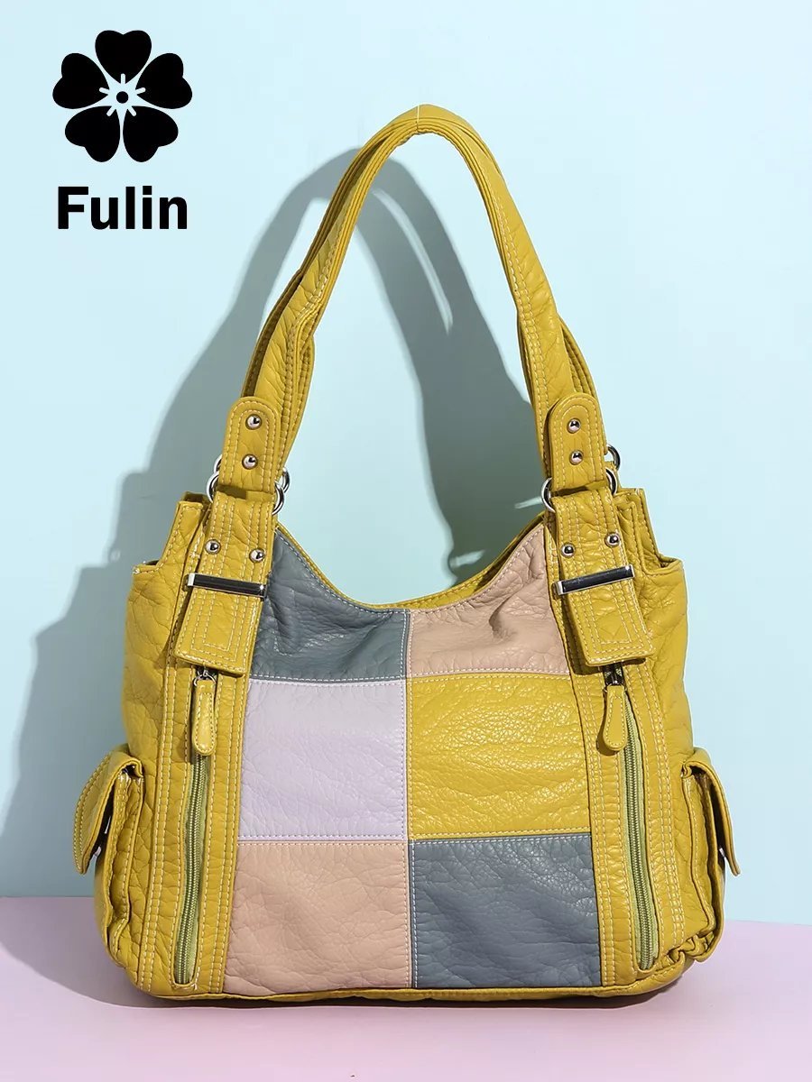 Сумка багет FULIN экокожа зеленый купить,NaN