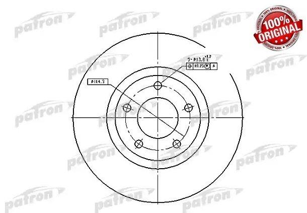 Диски PATRON передние PBD4385 купить,20930