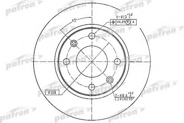 Диск тормозной задн CHRYSLER: Pacifica 04-08 купить,27700