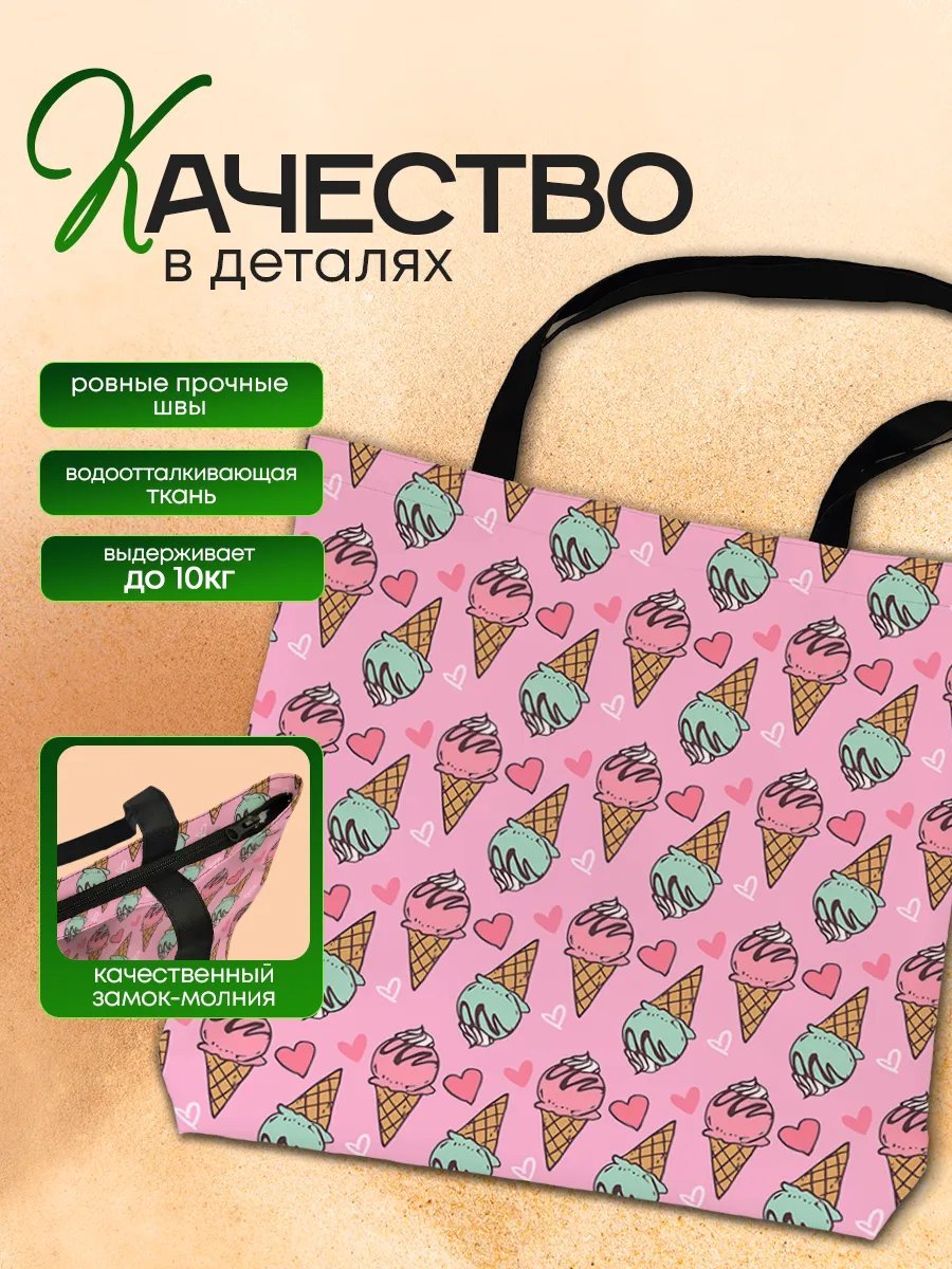 Сумка шоппер SoBag текстиль серый купить,NaN