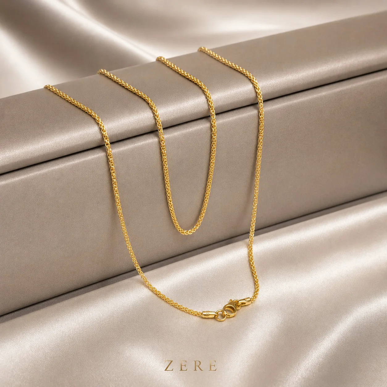 Цепь Zere ZR250604 жёлтое золото 1.89гр 55см купить,163100