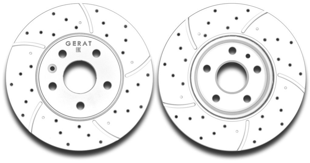 Диски Gerat передние DSK-F084P купить,66330
