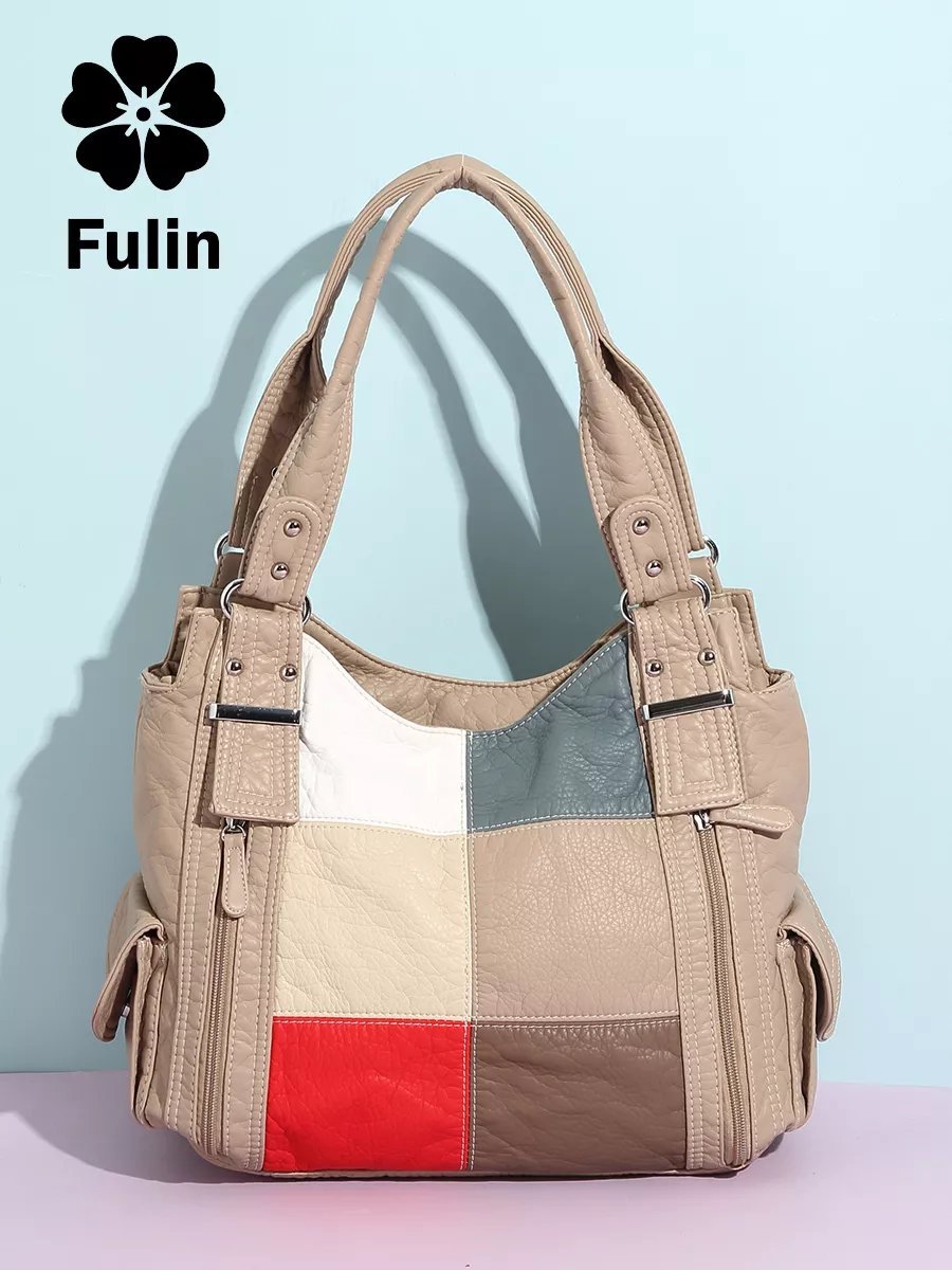 Сумка багет FULIN экокожа зеленый купить,NaN