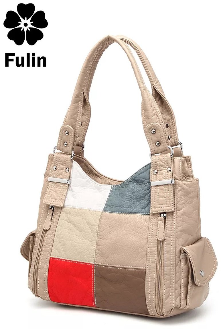 Сумка багет FULIN экокожа зеленый купить,NaN