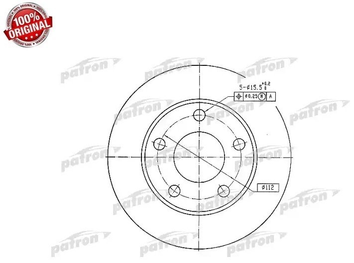 Диски PATRON задние PBD1542 купить,6018