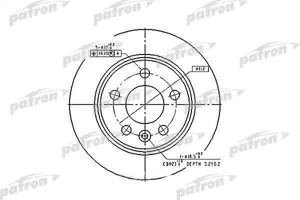 Диск тормозной задн FORD: GALAXY 95-, SEAT: ALHAMBRA 96-, VW: SHARAN 95-