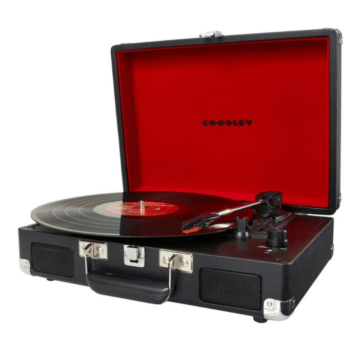 Виниловый проигрыватель Crosley Cruiser Plus Black c двухсторонним Bluetooth CR8005F-BK4 купить,NaN