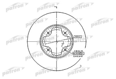 Диск тормозной передн HONDA: ACCORD IV 90-93, ROVER: 600 93-99