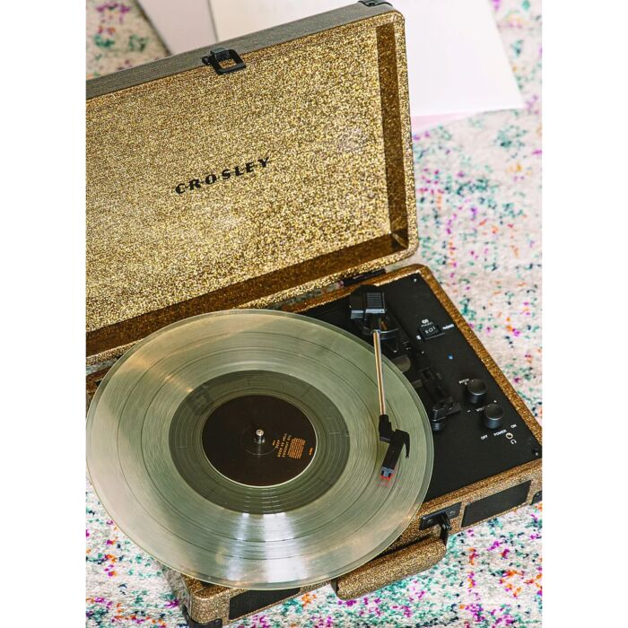 Виниловый проигрыватель Crosley Cruiser Plus CR8005F-GA4 Soft Gold c двухсторонним Bluetooth купить,NaN