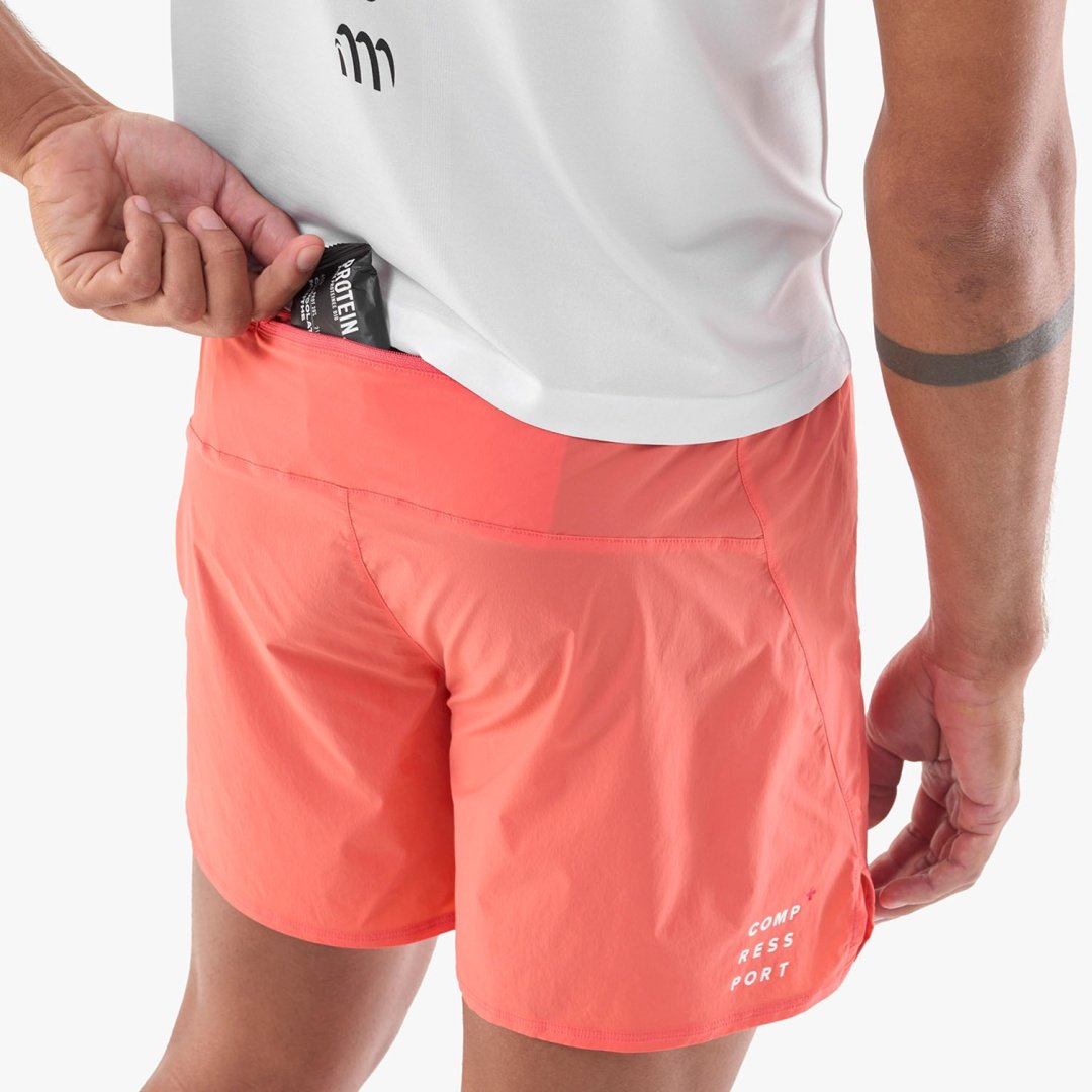 Спортивные шорты Compressport красный купить,NaN
