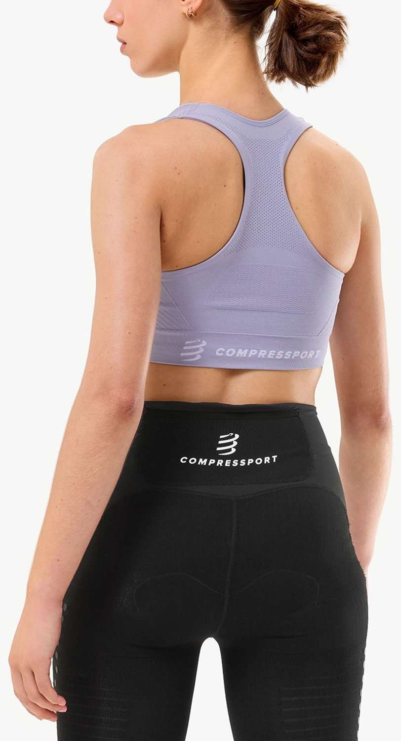 Топ Compressport фиолетовый
