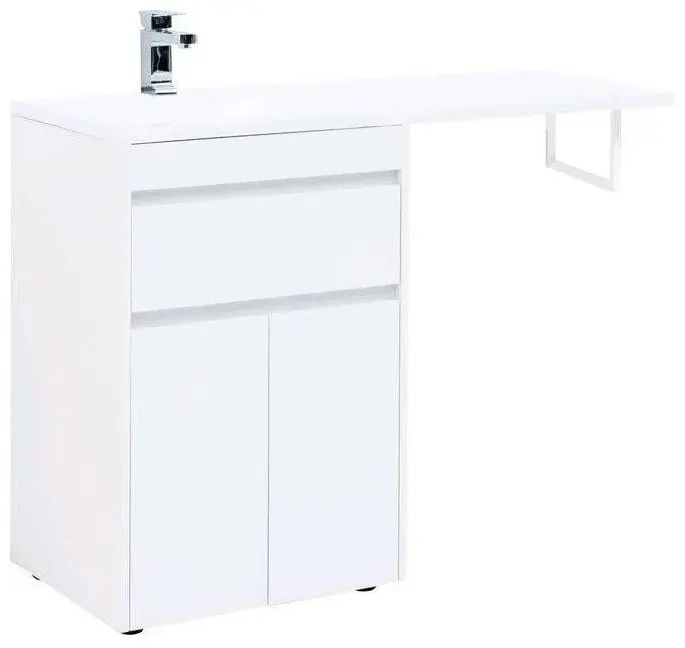 Тумба с раковиной KABINKA.KZ Crystal, 54x77x48.6 см, белый купить,NaN