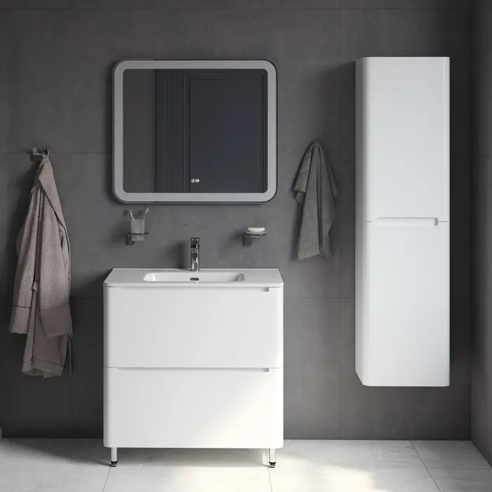 Тумба с раковиной IDDIS EDI80WFi95K / 0108000i28 80 см. , 80x71x46.4 см, белый - ForteMarket Тумба с раковиной IDDIS EDI80WFi95K / 0108000i28 80 см. , 80x71x46.4 см, белый купить,NaN