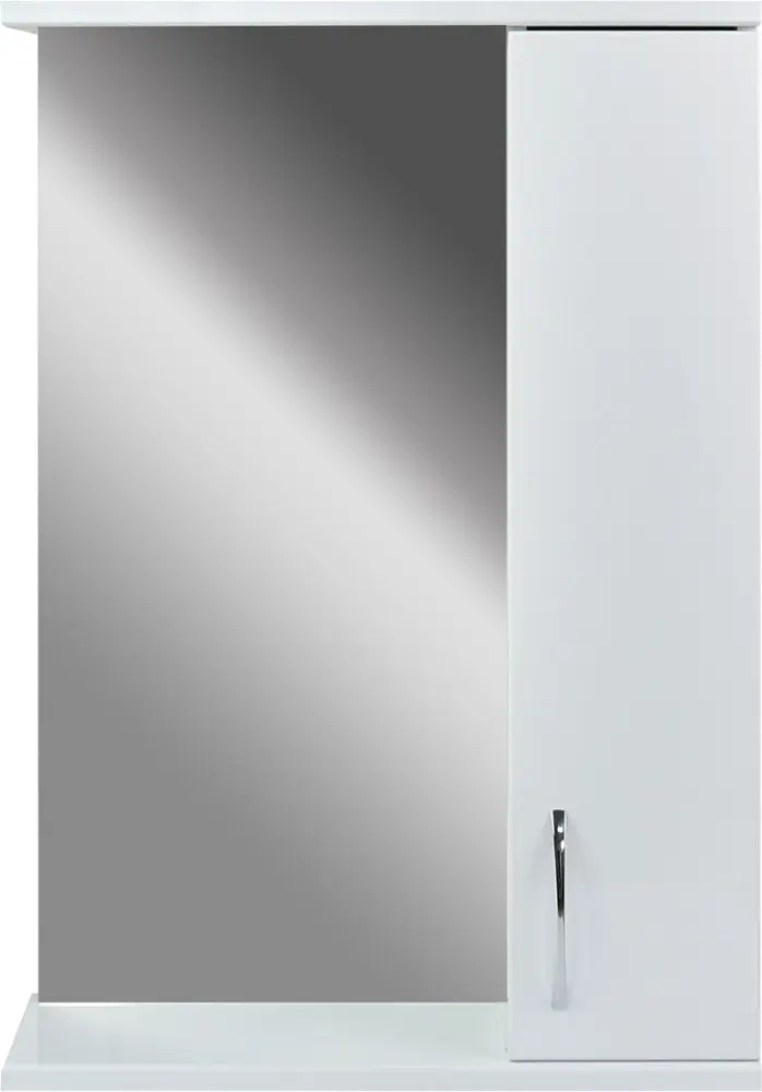 Шкаф зеркальный навесной KABINKA.KZ Эрика 80, 80x17.5x70 см, белый купить,NaN