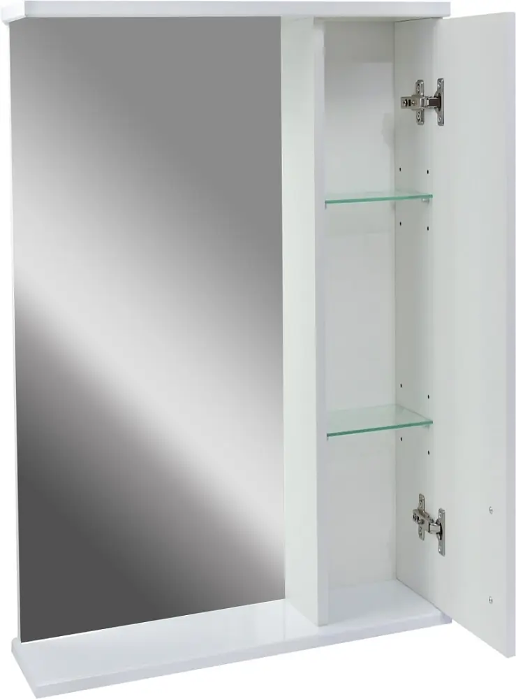 Шкаф зеркальный навесной KABINKA.KZ Эрика 80, 80x17.5x70 см, белый купить,NaN