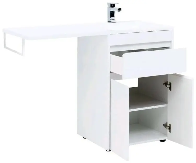 Тумба с раковиной KABINKA.KZ Crystal, 54x77x48.6 см, белый купить,NaN