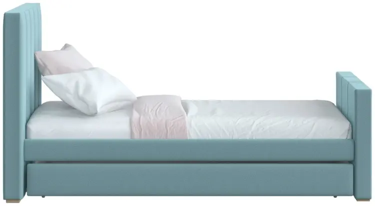 Кровать подростковая Ellipse Cosy, 90x200 см, бирюзовый
