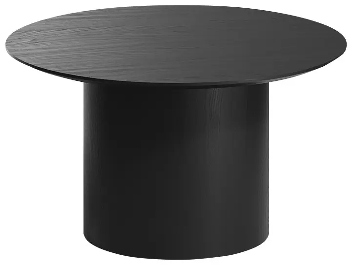 Журнальный столик Ellipse Type, 70х70x41 см, черный