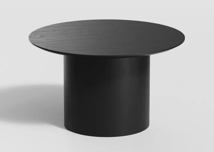 Журнальный столик Ellipse Type, 70х70x41 см, черный