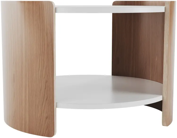 Журнальный столик Ellipse Lagom, 65х65x45 см, коричневый