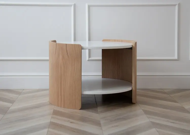 Журнальный столик Ellipse Lagom, 65х65x45 см, коричневый