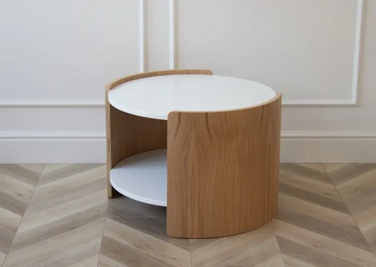 Журнальный столик Ellipse Lagom, 65х65x45 см, коричневый