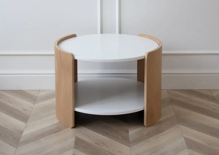 Журнальный столик Ellipse Lagom, 65х65x45 см, коричневый