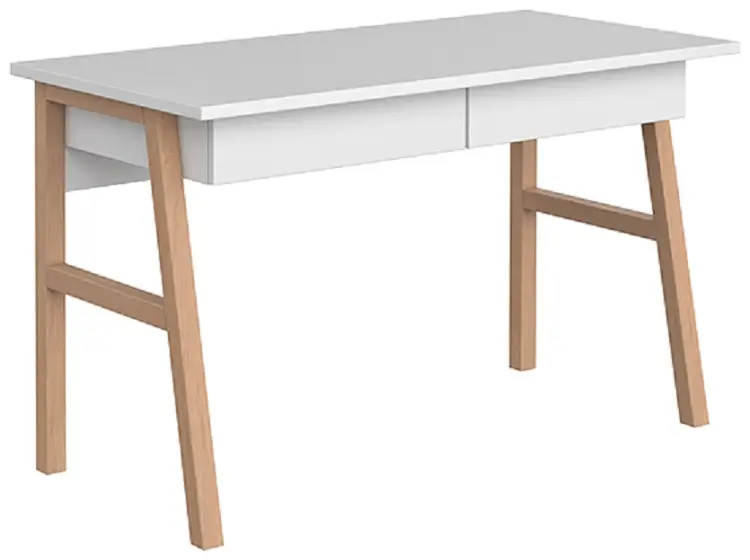 Стол письменный Ellipse Classic М1, 120х60x75 см, белый