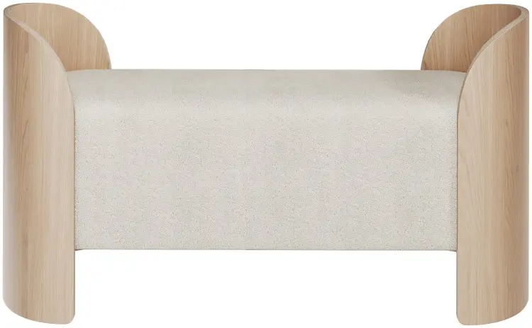 Банкетка Ellipse Lagom, 120x51x60 см, коричневый, бежевый