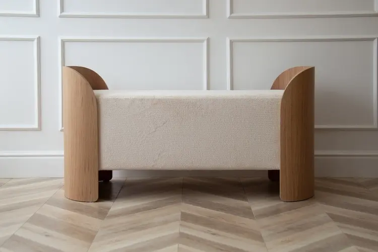 Банкетка Ellipse Lagom, 120x51x60 см, коричневый, бежевый