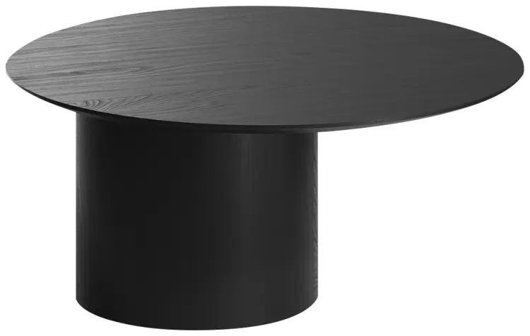 Журнальный столик Ellipse Type, 80х80x41 см, черный