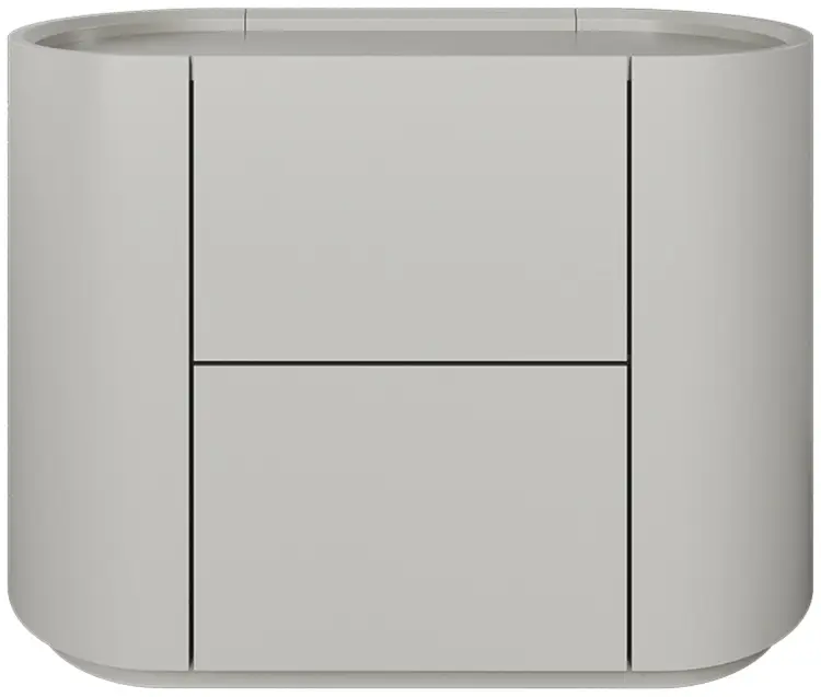 Тумба Ellipse Lagom, 60x42.2x41 см, серый, бежевый