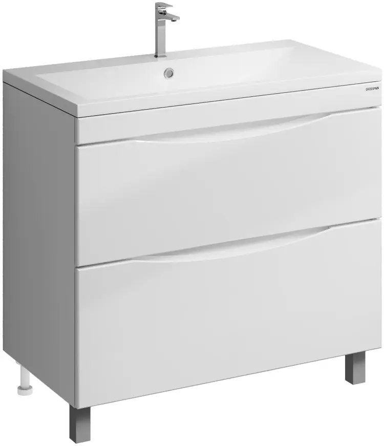 Тумба с раковиной KABINKA.KZ ВИСТА-90, 88.8x81.1x47.2 см, белый купить,NaN