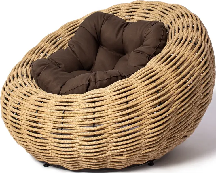 Кресло DeckWood Nest бежевый купить,NaN