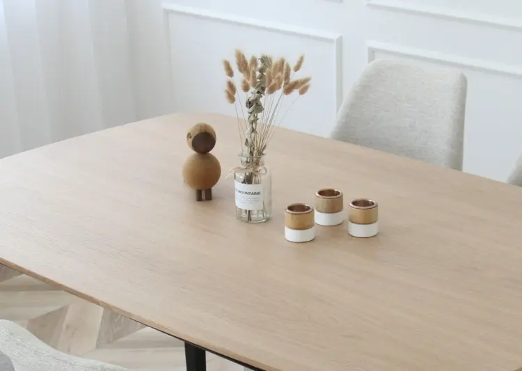 Обеденный стол Ellipse Tammi, 140х80x75 см, МДФ, дерево, коричневый