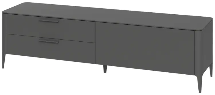 ТВ-тумба напольная Ellipse Type, 198x55x51 см, графит