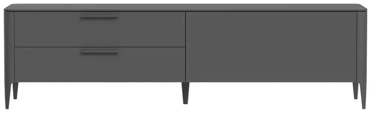 ТВ-тумба напольная Ellipse Type, 198x55x51 см, графит