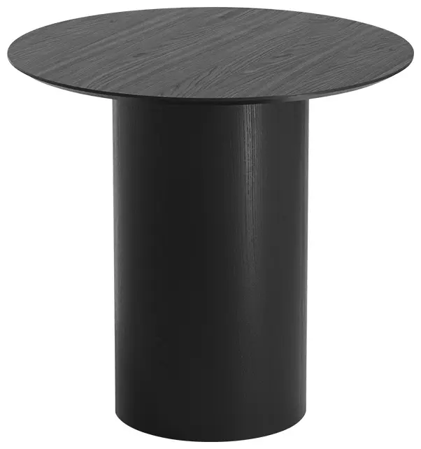 Обеденный стол Ellipse Type, 80х80x75 см, МДФ, черный
